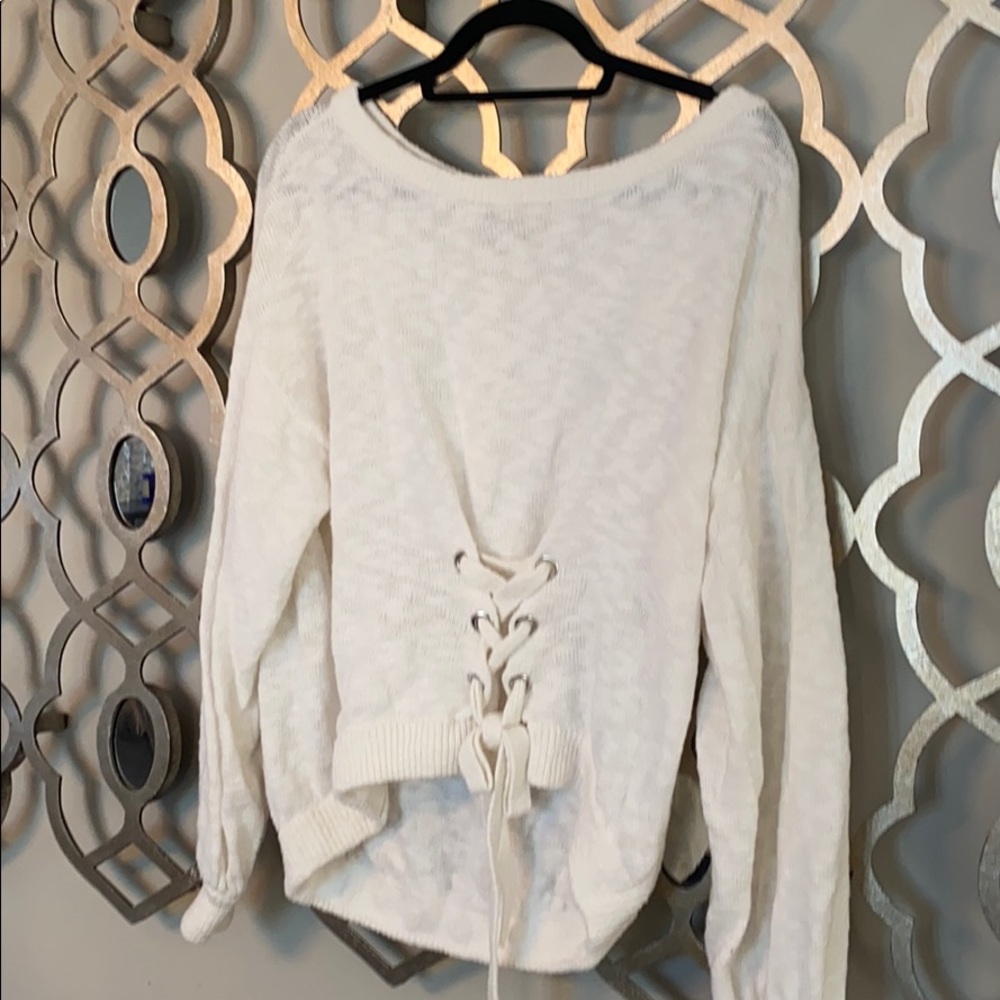 White sweater